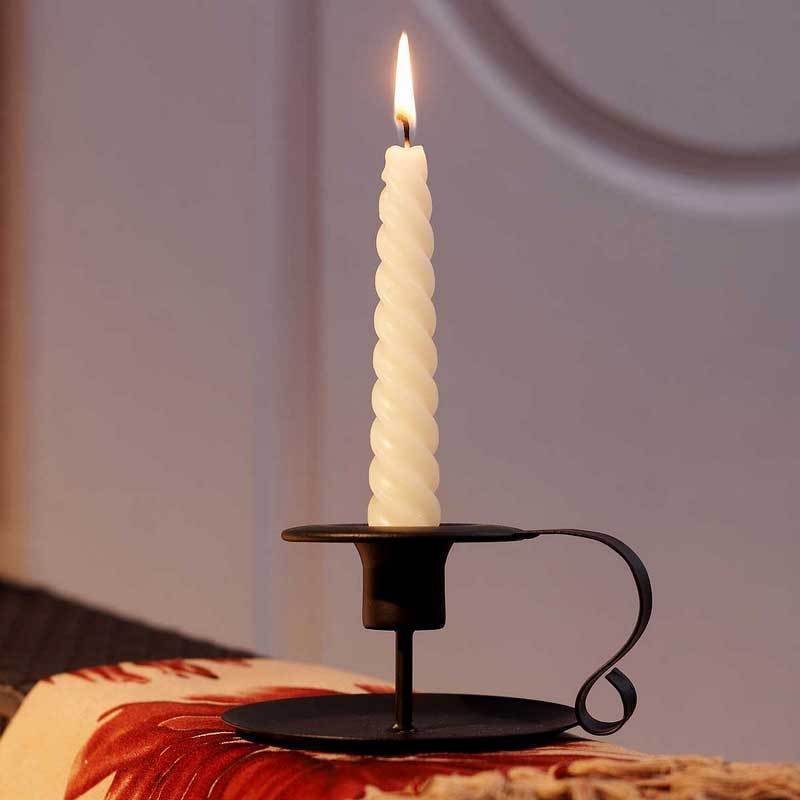 european wrought iron candle holder for dining table decor