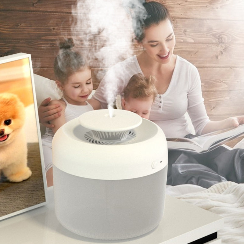 large capacity ultrasonic aroma diffuser humidifier with LED bedroom mist