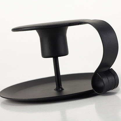 decorative iron candle holder centerpiece for home styling