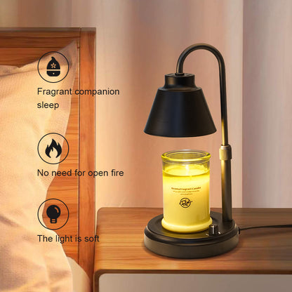 modern wax melt warmer lamp releasing fragrance