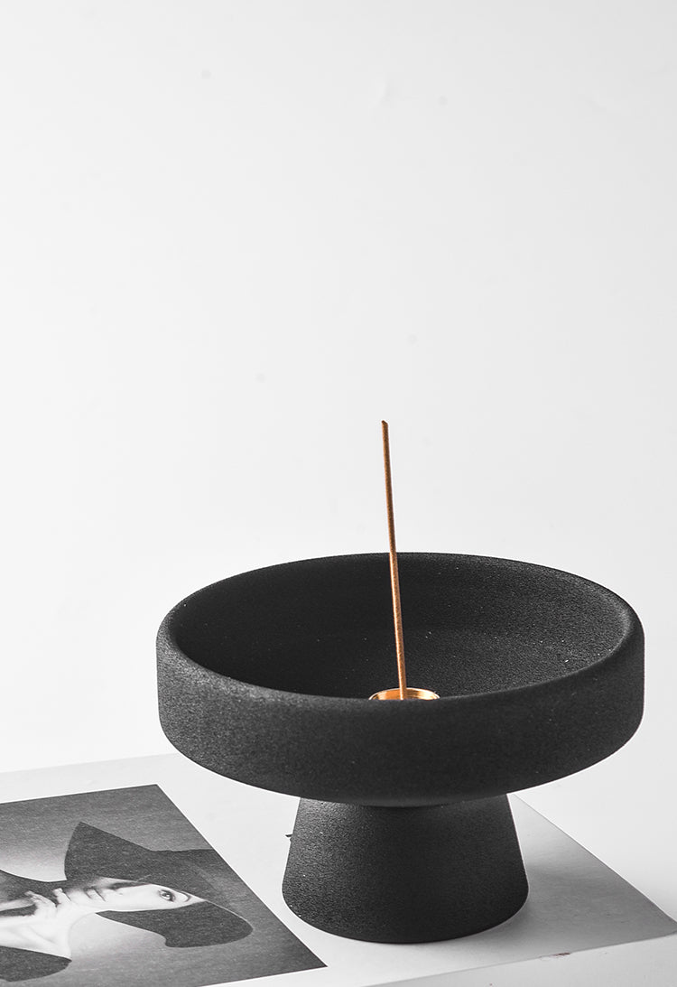 vintage ceramic incense holder for aromatherapy rituals