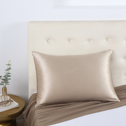 Luxury Satin Zipper Pillowcase for Hair & Beauty Sleep